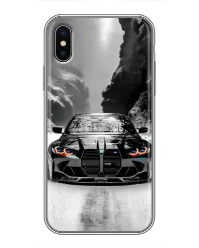 Чохол для iPhone Xs з картинкою «BMW — акварельний дрифт» Чохол для iPhone Xs з картинкою «BMW — акварельний дрифт»