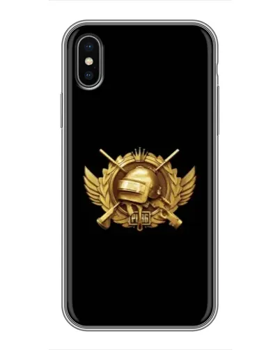 Чехол для iPhone Xs с картинкой «PUBG — оранжевый градиент» Чехол для iPhone Xs с картинкой «PUBG — оранжевый градиент»