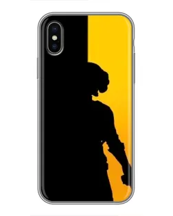 Чехол для iPhone Xs с картинкой «Тень воина PUBG»