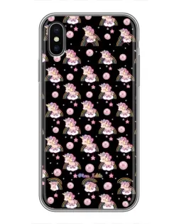 Чехол для iPhone Xs с картинкой «Magic Unicorn паттерн» Чехол для iPhone Xs с картинкой «Magic Unicorn паттерн»