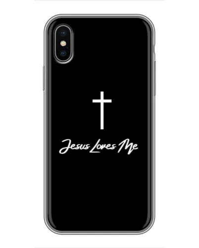 Чехол для iPhone Xs с картинкой «Иисус любит тебя» Чехол для iPhone Xs с картинкой «Иисус любит тебя»