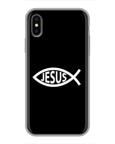 Чехол для iPhone Xs с картинкой «Классический Jesus» Чехол для iPhone Xs с картинкой «Классический Jesus»