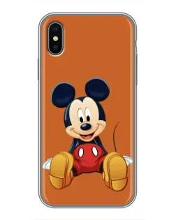 Чохол для iPhone Xs з картинкою «Міккі відпочиває»