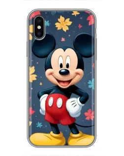 Чохол для iPhone Xs з картинкою «Осінній Mickey Mouse»