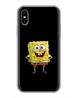 Чехол для iPhone Xs с картинкой «Классический Губка Боб» Чехол для iPhone Xs с картинкой «Классический Губка Боб»