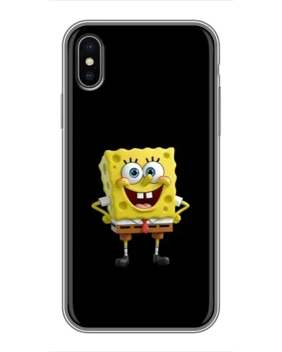 Чохол для iPhone Xs з картинкою «Класичний Губка Боб»