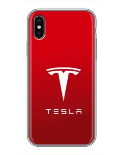 Чохол для iPhone Xs з картинкою «Tesla Red Classic» Чохол для iPhone Xs з картинкою «Tesla Red Classic»