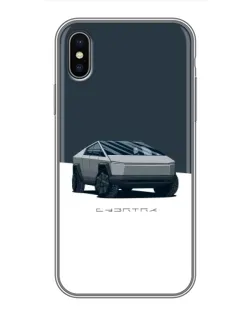 Чохол для iPhone Xs з картинкою «Сріблястий Cybertruck Tesla» Чохол для iPhone Xs з картинкою «Сріблястий Cybertruck Tesla»