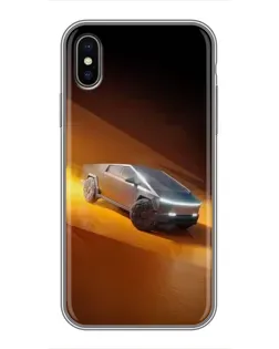 Чохол для iPhone Xs з картинкою «Cybertruck у пустелі» Чохол для iPhone Xs з картинкою «Cybertruck у пустелі»