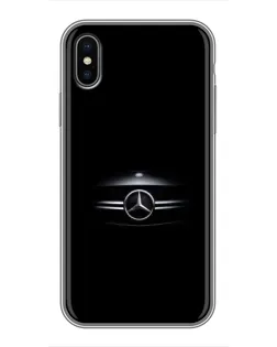 Чохол для iPhone Xs з картинкою «Mercedes — абстрактні лінії» Чохол для iPhone Xs з картинкою «Mercedes — абстрактні лінії»
