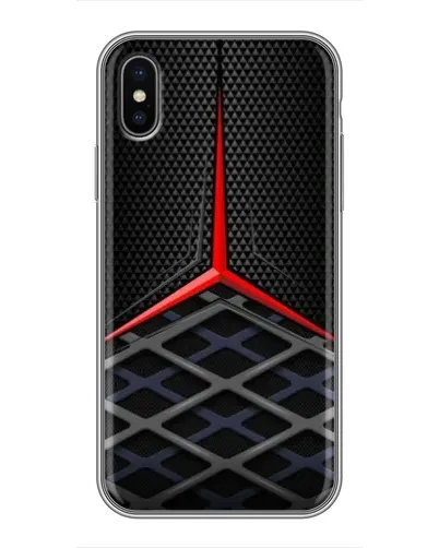 Чохол для iPhone Xs з картинкою «Mercedes Carbon Grid» Чохол для iPhone Xs з картинкою «Mercedes Carbon Grid»