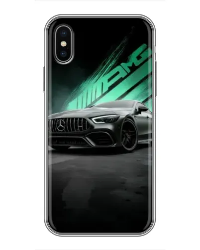 Чохол для iPhone Xs з картинкою «Темний Mercedes AMG» Чохол для iPhone Xs з картинкою «Темний Mercedes AMG»