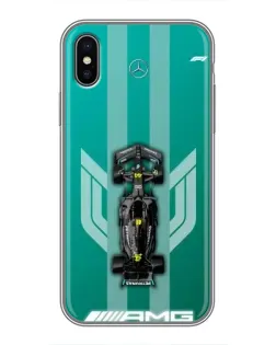 Чохол для iPhone Xs з картинкою «Mercedes AMG Petronas»