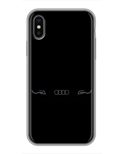 Чохол для iPhone Xs з картинкою «Audi — світловий підпис» Чохол для iPhone Xs з картинкою «Audi — світловий підпис»