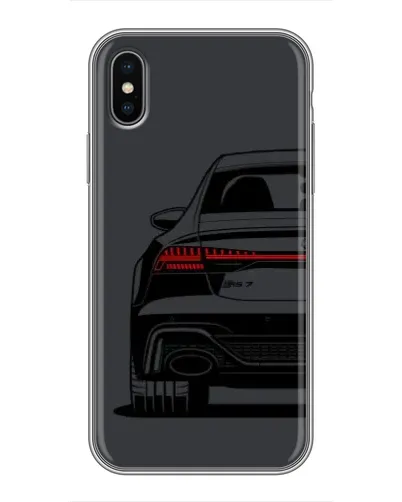 Чохол для iPhone Xs з картинкою «Задня частина Audi — арт»