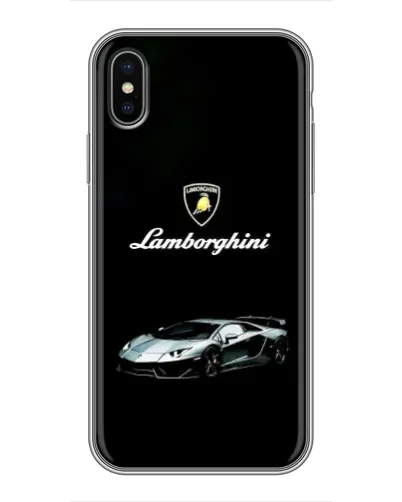Чохол для iPhone Xs з картинкою «Логотип Lamborghini класика»