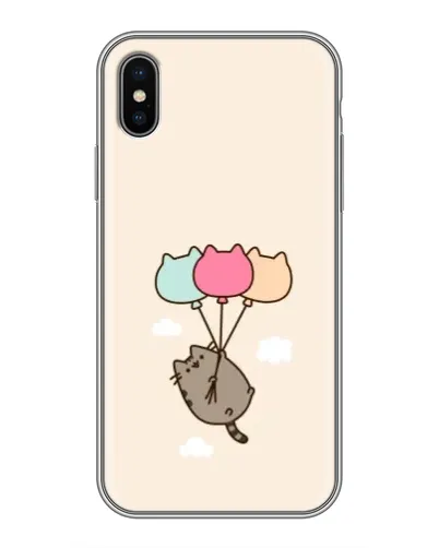 Чохол для iPhone Xs з картинкою «Пушин на кульках» Чохол для iPhone Xs з картинкою «Пушин на кульках»