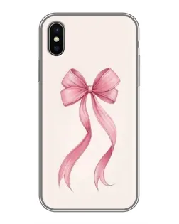 Чехол для iPhone Xs с картинкой «Розовый бант» Чехол для iPhone Xs с картинкой «Розовый бант»