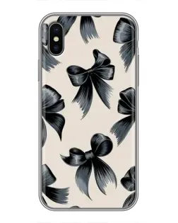 Чехол для iPhone Xs с картинкой «Банты Coquette»