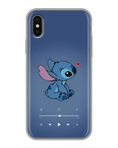 Чехол для iPhone Xs с картинкой «Музыкальный Stitch»