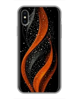 Чехол для iPhone Xs с картинкой «Огненная звездная волна» Чехол для iPhone Xs с картинкой «Огненная звездная волна»