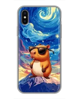 Чохол для iPhone Xs з картинкою «Капібара Ван Гога»
