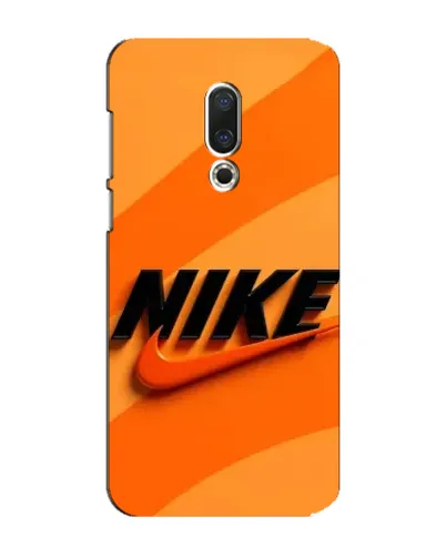 Чехол для Meizu 15 Plus с картинкой «Оранжевый драйв Nike»