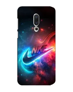 Чехол для Meizu 15 Plus с картинкой «Огненный логотип Nike»