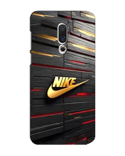Чехол для Meizu 15 Plus с картинкой «Золотой Nike на металле»