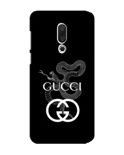 Чехол для Meizu 15 Plus с картинкой «Gucci — серебряная змея»