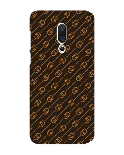 Чехол для Meizu 15 Plus с картинкой «Gucci — золотые диагонали»