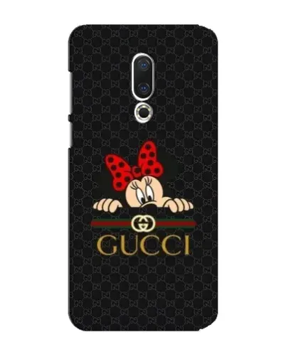 Чехол для Meizu 15 Plus с картинкой «Минни Маус Gucci — черный»