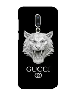 Чохол для Meizu 15 Plus з картинкою «Gucci — срібний лев»