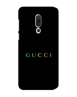 Чохол для Meizu 15 Plus з картинкою «Gucci — неоновий мінімалізм»