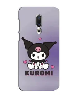 Чехол для Meizu 15 Plus с картинкой «Kuromi — фиолетовый арт»