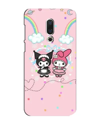 Чехол для Meizu 15 Plus с картинкой «My Melody и Kuromi»