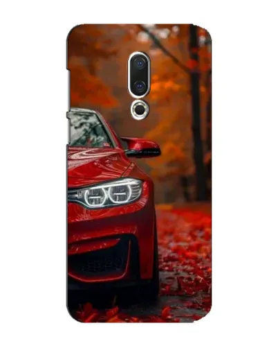 Чехол для Meizu 15 Plus с картинкой «Осенняя BMW M4»