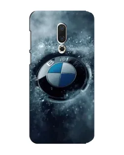 Чехол для Meizu 15 Plus с картинкой «Логотип BMW — лед»