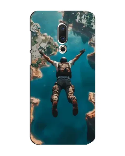 Чехол для Meizu 15 Plus с картинкой «PUBG — свободное падение»
