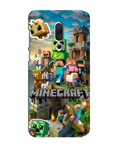 Чехол для Meizu 15 Plus с картинкой «Замок Minecraft»