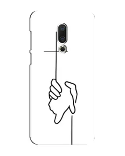 Чехол для Meizu 15 Plus с картинкой «Рука держит»