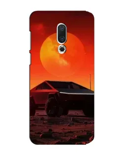 Чехол для Meizu 15 Plus с картинкой «Cybertruck на Марсе»