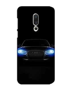 Чохол для Meizu 15 Plus з картинкою «Audi в неоні»