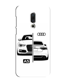 Чохол для Meizu 15 Plus з картинкою «Audi — контрастний дизайн»