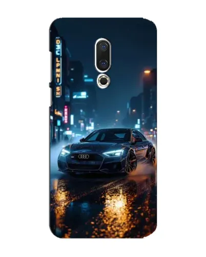 Чохол для Meizu 15 Plus з картинкою «Нічне місто та Audi» Чохол для Meizu 15 Plus з картинкою «Нічне місто та Audi»