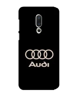 Чохол для Meizu 15 Plus з картинкою «Audi — золотий логотип»
