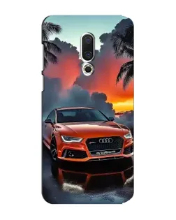 Чохол для Meizu 15 Plus з картинкою «Audi — захід сонця»