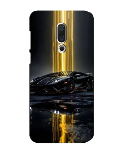 Чехол для Meizu 15 Plus с картинкой «Ночной Lamborghini драйв»