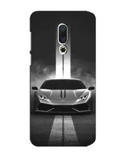 Чехол для Meizu 15 Plus с картинкой «Lamborghini симметрия дорог»