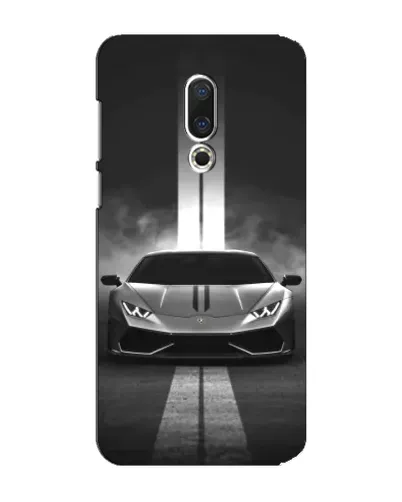 Чехол для Meizu 15 Plus с картинкой «Lamborghini симметрия дорог»